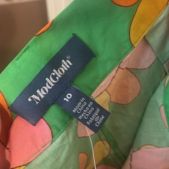 🌼 NWT Modcloth x Marisol Muro ProperlyPreened A-Line Skirt Size 10 - Picture 8 of 12